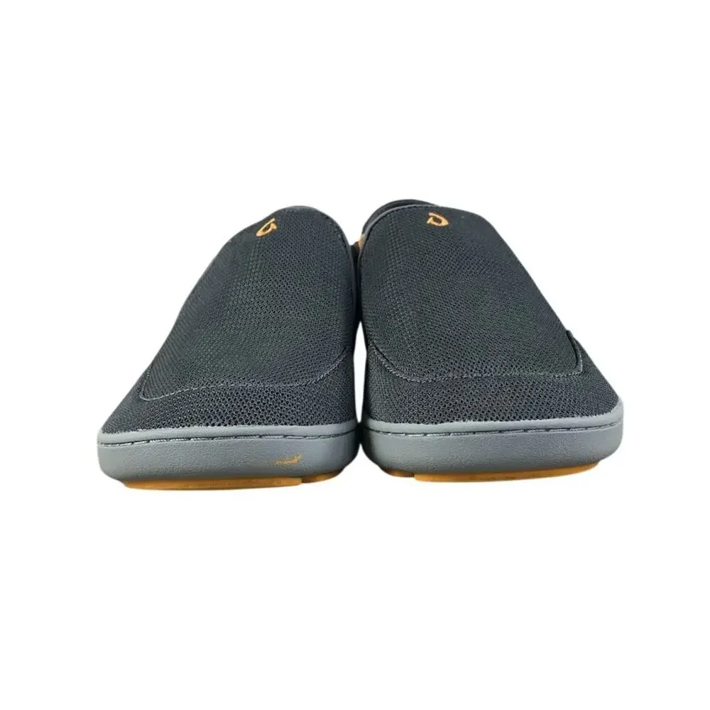 OLUKAI Nohea Mesh Slip-On Convertible Shoe Men 10.5 Gray Everyday Travel Comfort - Picture 4 of 10